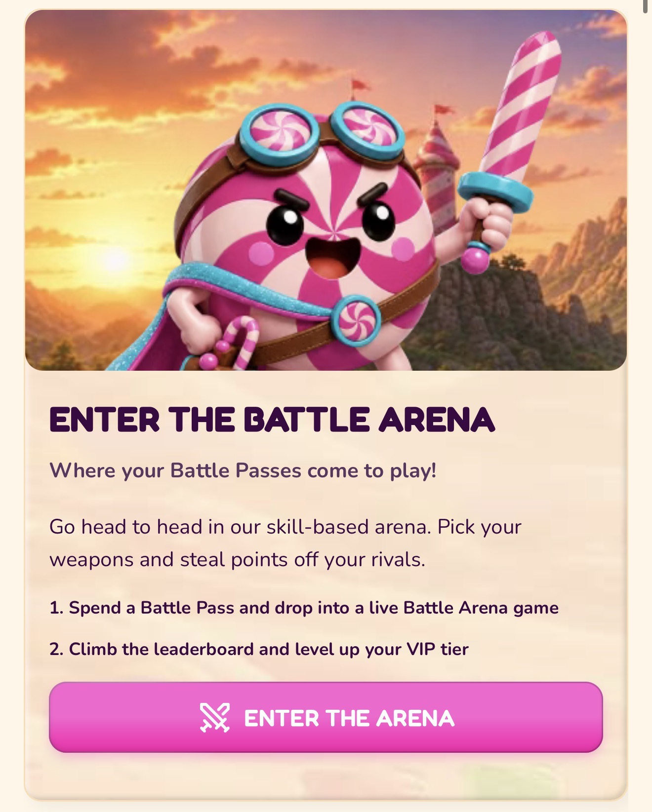 Candy Coins VIP program and how to earn points