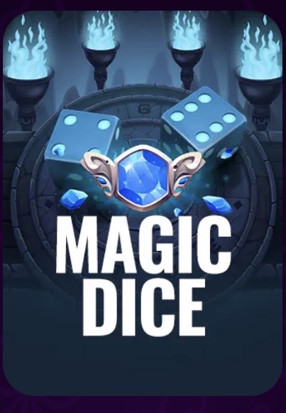 Magic Dice high-RTP game on Crown Coins Casino