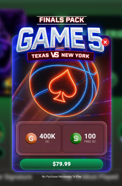 LoneStar Social Casino current sale package